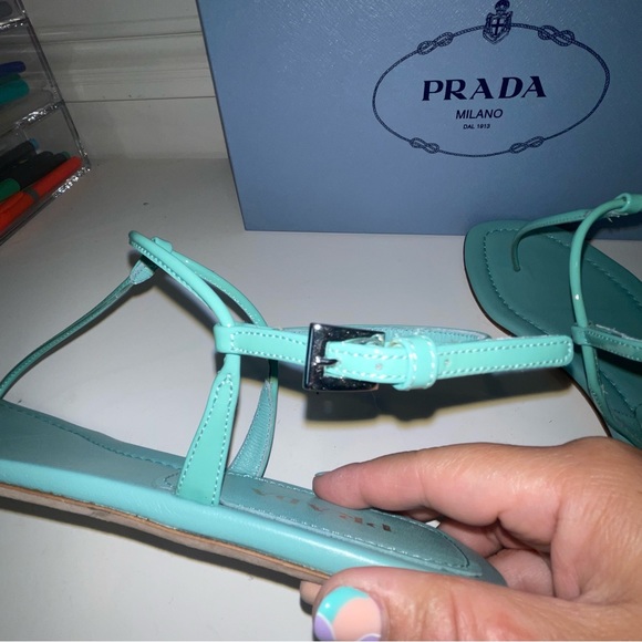 Prada Thong Summer Sandals Authentic 💯 size 38 - Picture 6 of 16